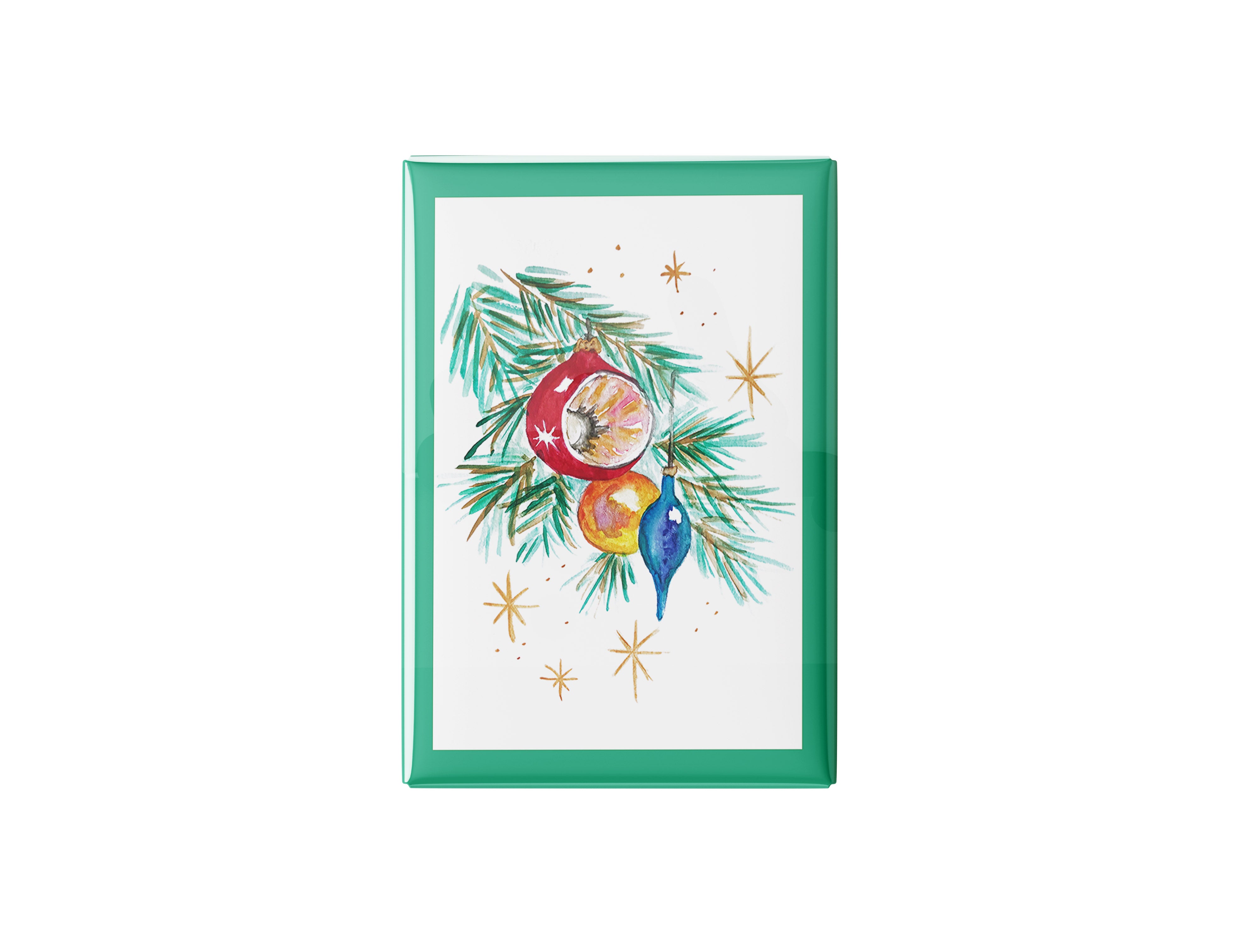 Vintage Ornaments Kitchen Magnet