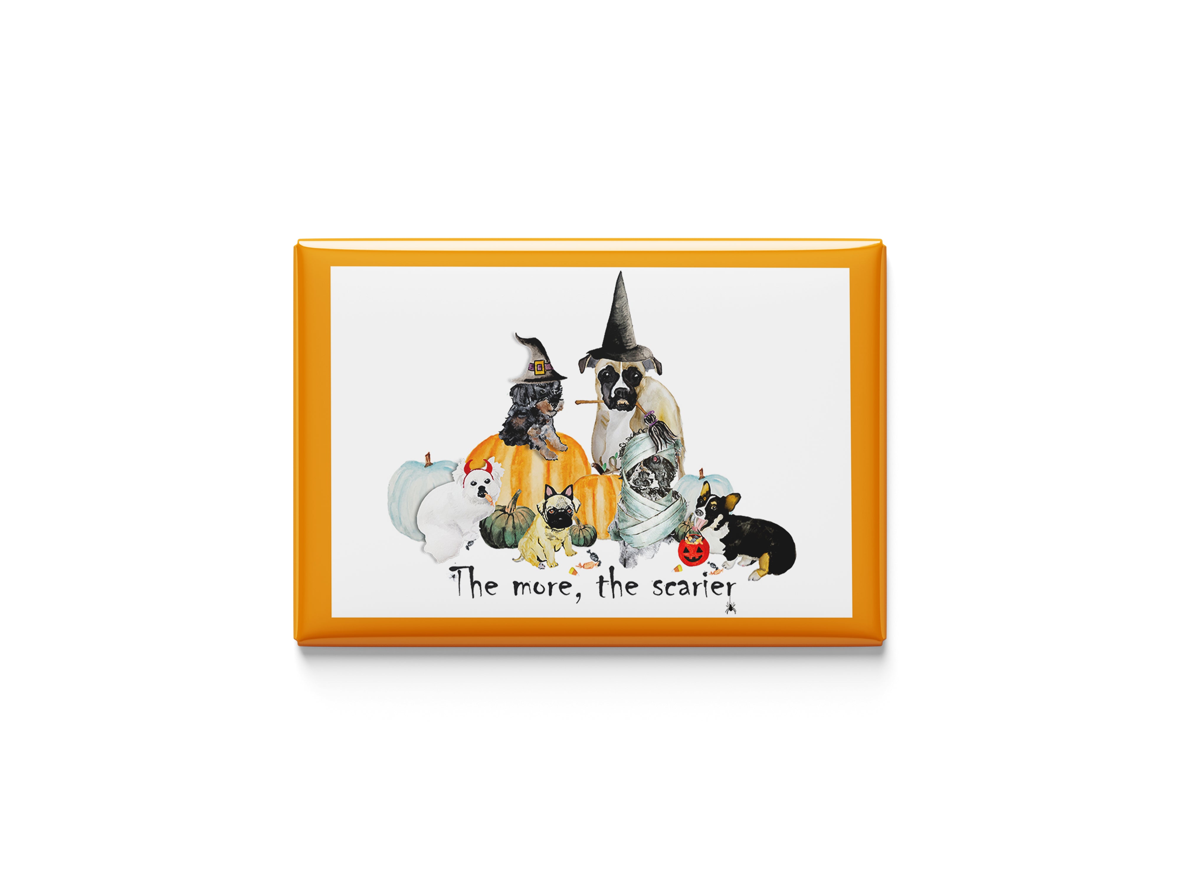 The More The Scarier Kitchen Magnet