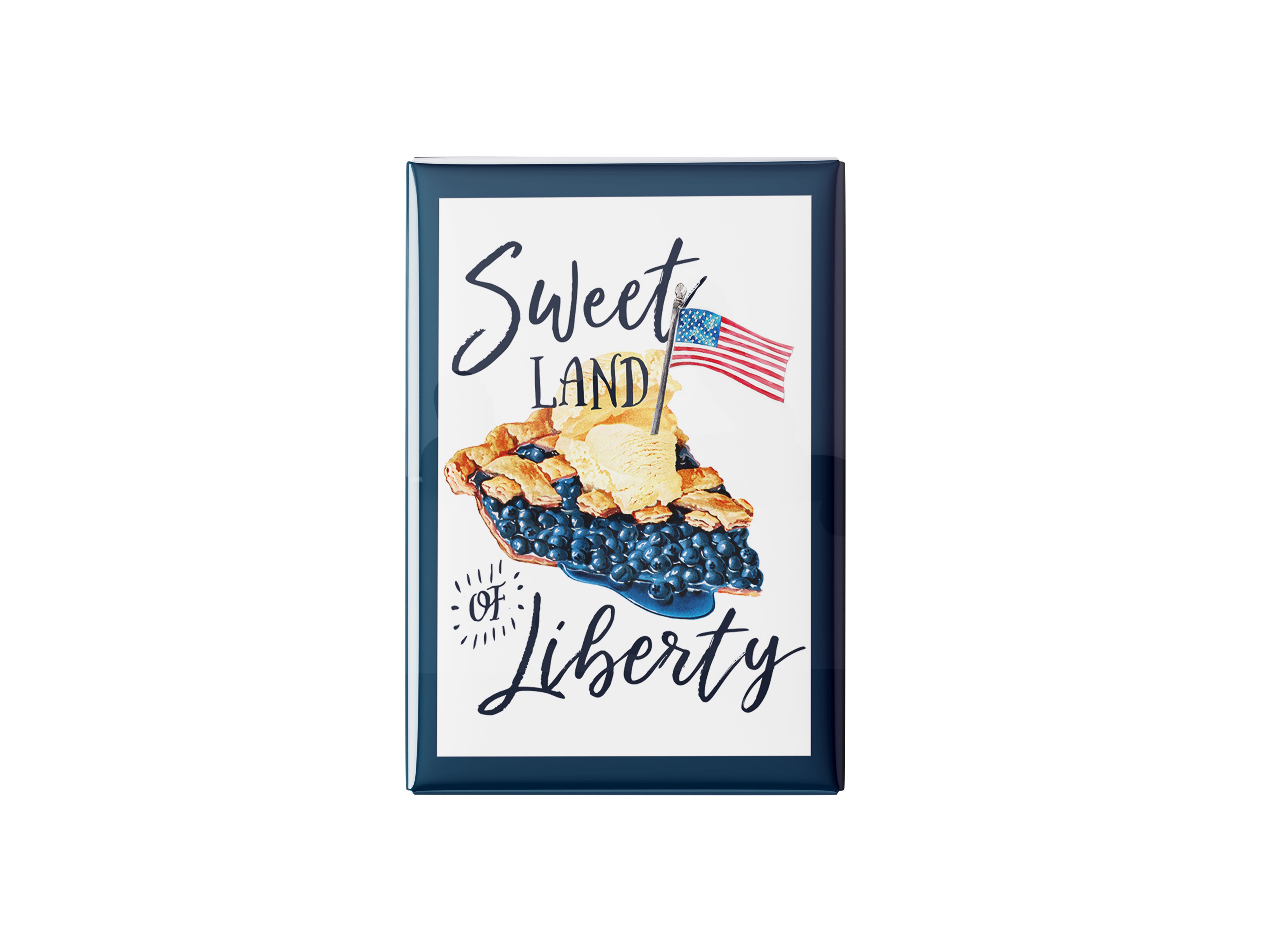 Sweet Land of Liberty Kitchen Magnet