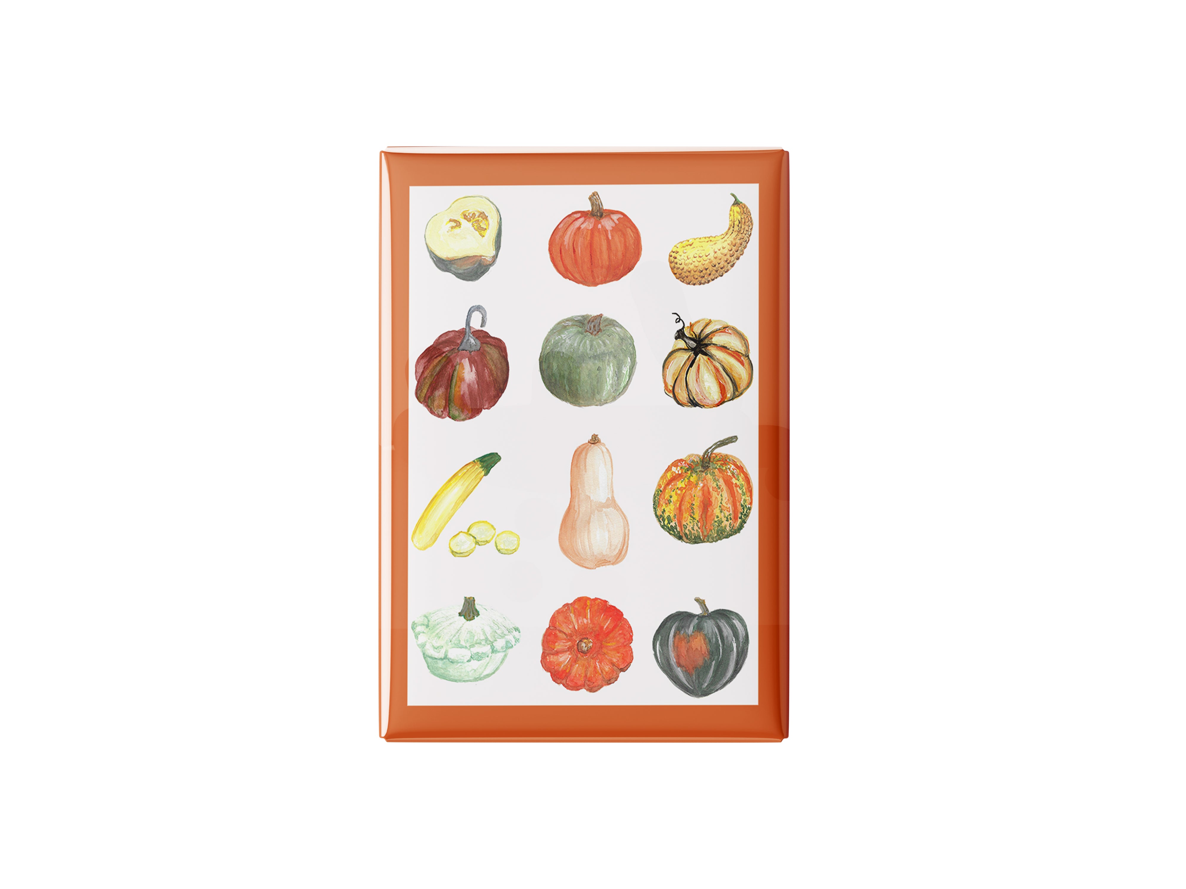 Squash Collage Kitchen Magnet
