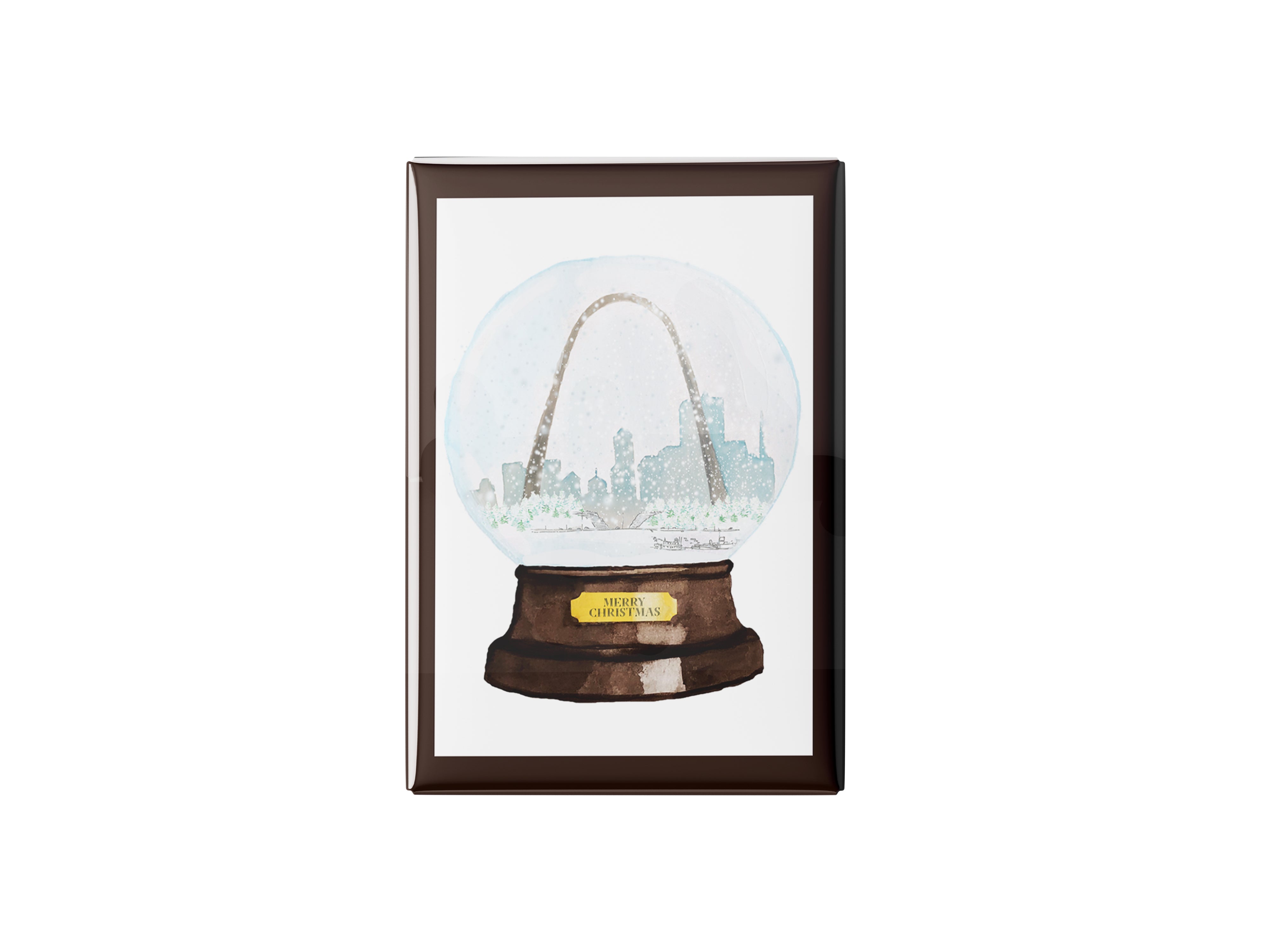 Snow Globe Arch STL Kitchen Magnet