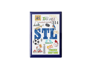 Saint Louis Colage Kitchen Magnet