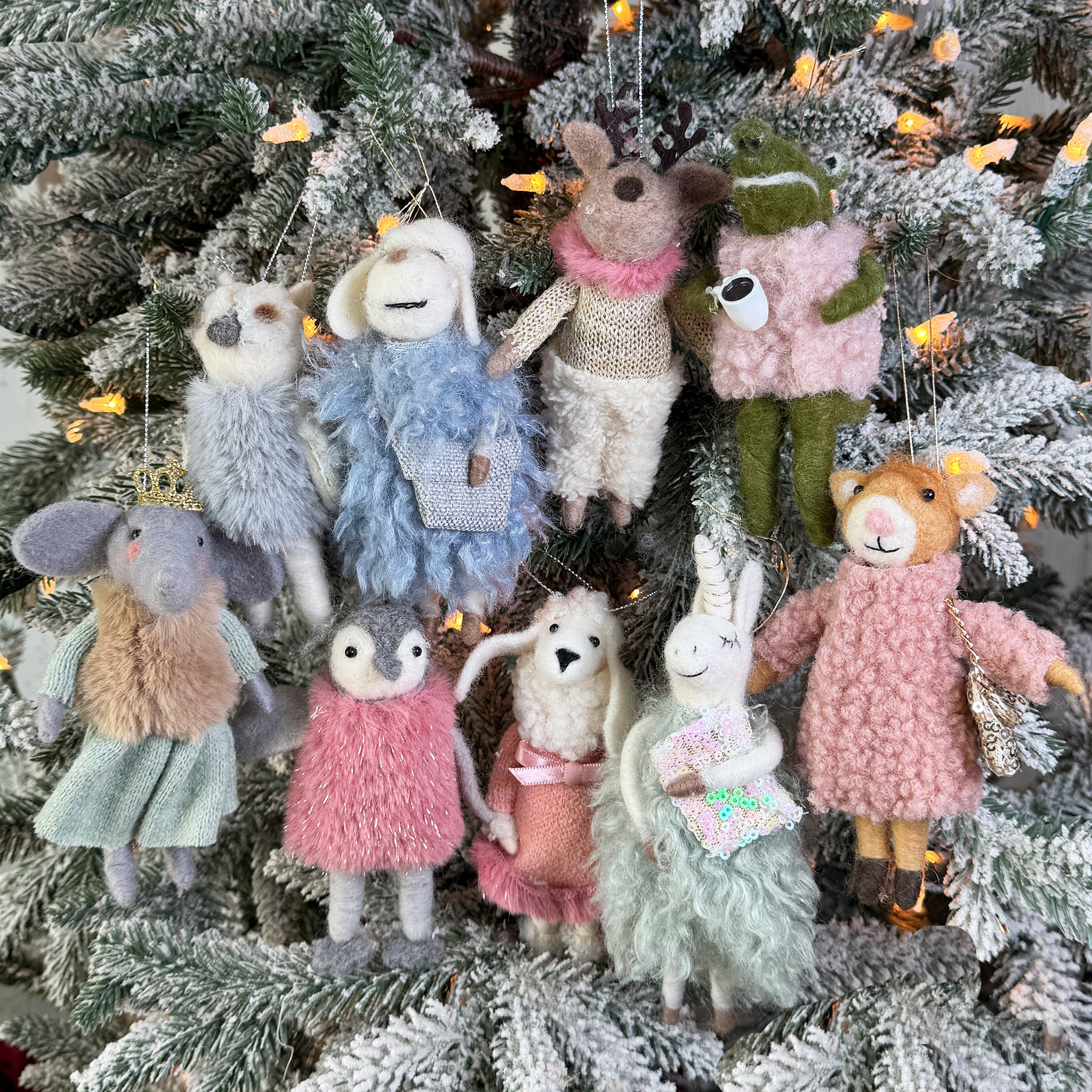 Magic Christmas Animals Ornament