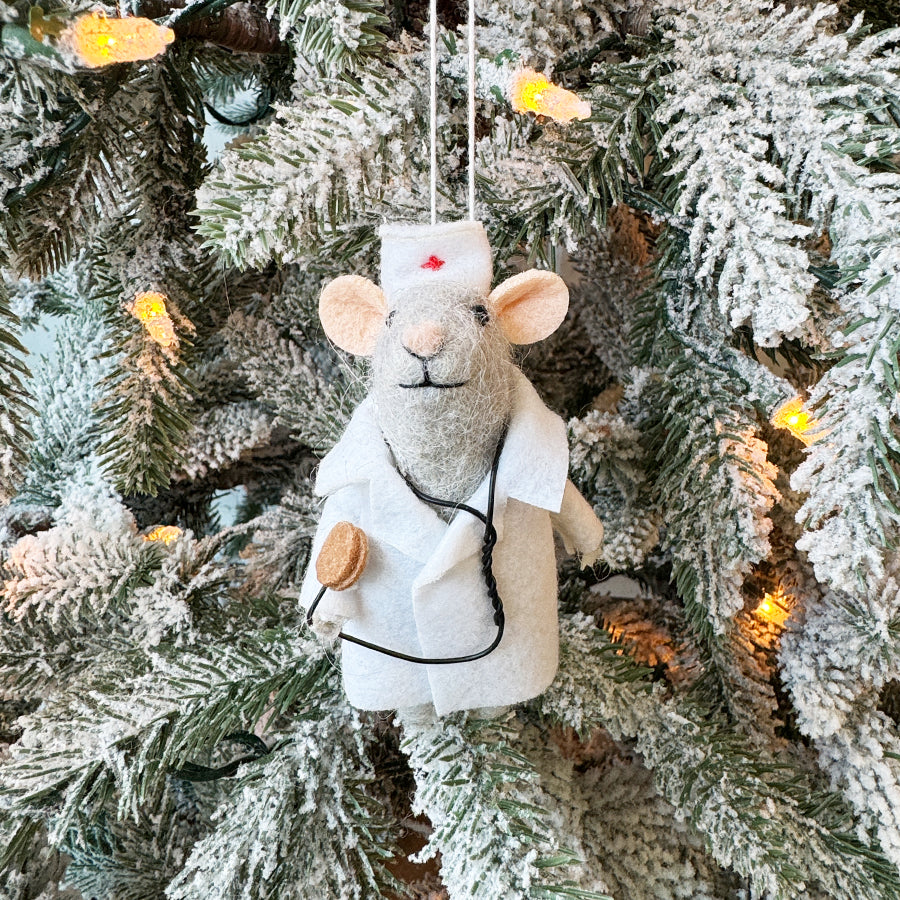 Medical Mouse Ornament