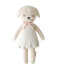 Mia The Dog - Hand Knit Cuddle + Kind Doll with Personalized Bag