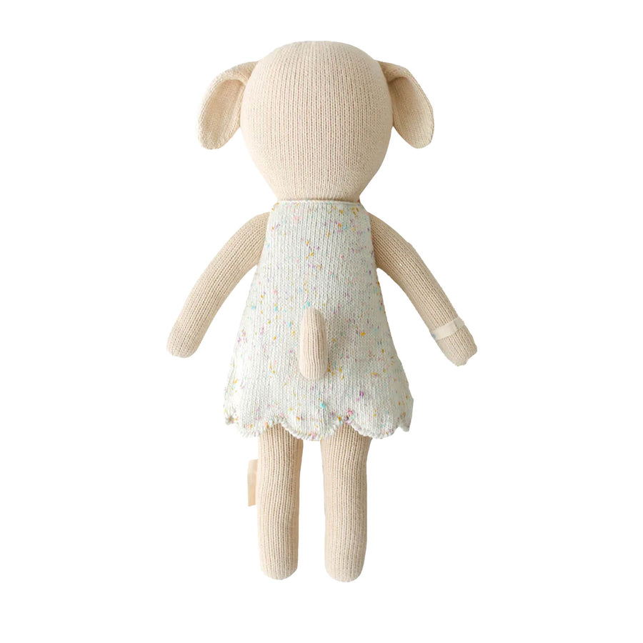 Mia The Dog - Hand Knit Cuddle + Kind Doll with Personalized Bag