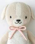 Mia The Dog - Hand Knit Cuddle + Kind Doll with Personalized Bag