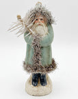 Velvet Belsnickle Santa Ornament