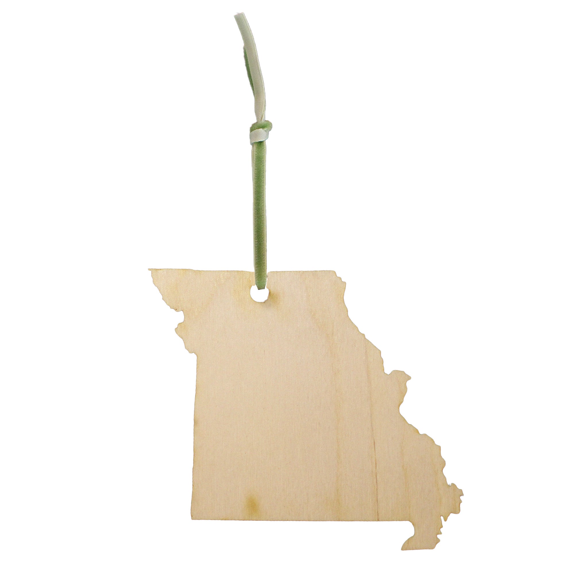 Plywood Missouri Wood Ornament