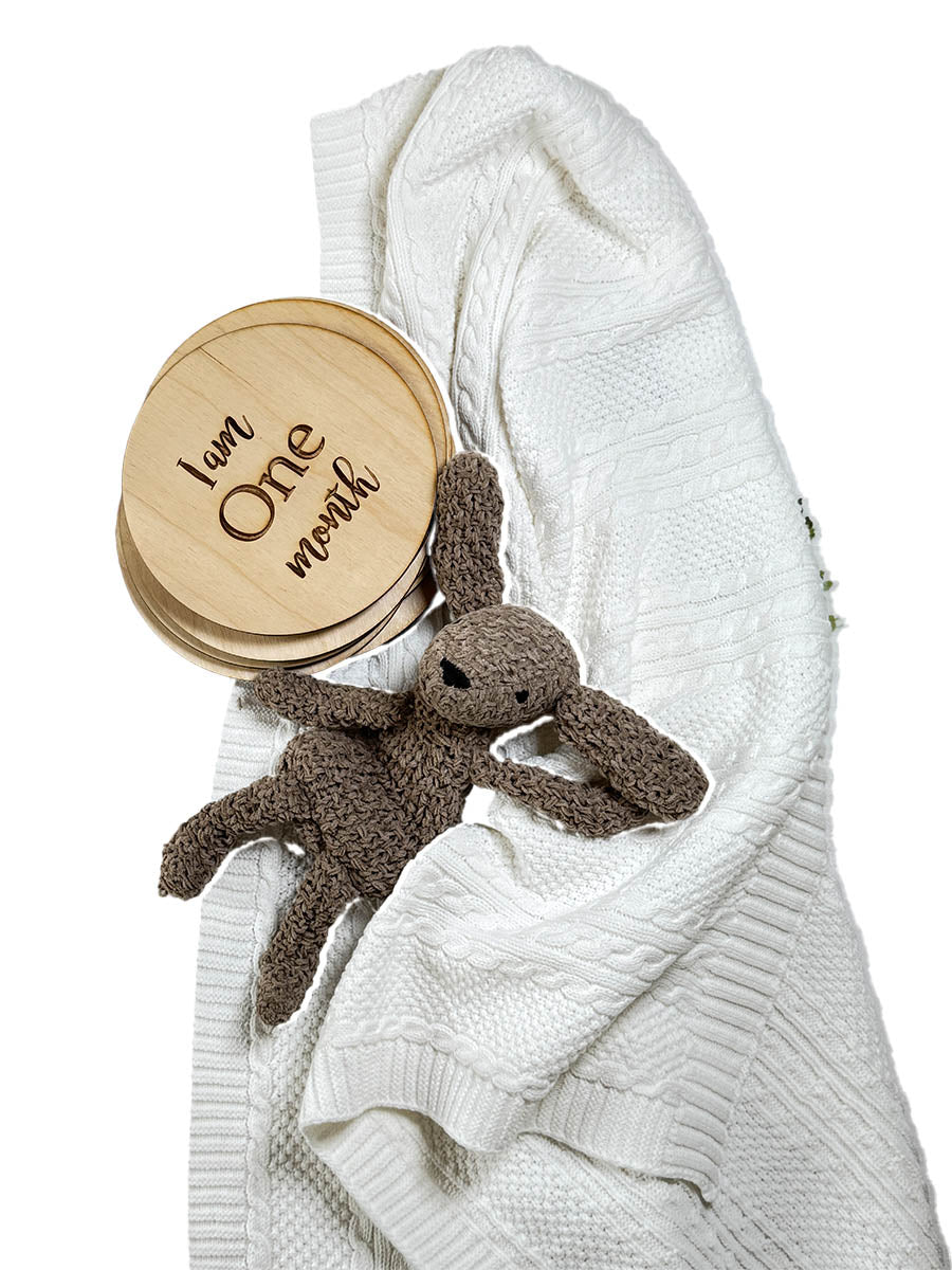 Monthly Milestone Baby Blanket