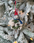 Mouse w/ Faux Fur Coat Ornament