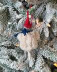 Mouse w/ Faux Fur Coat Ornament