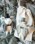 Mouse in Tux Ornament