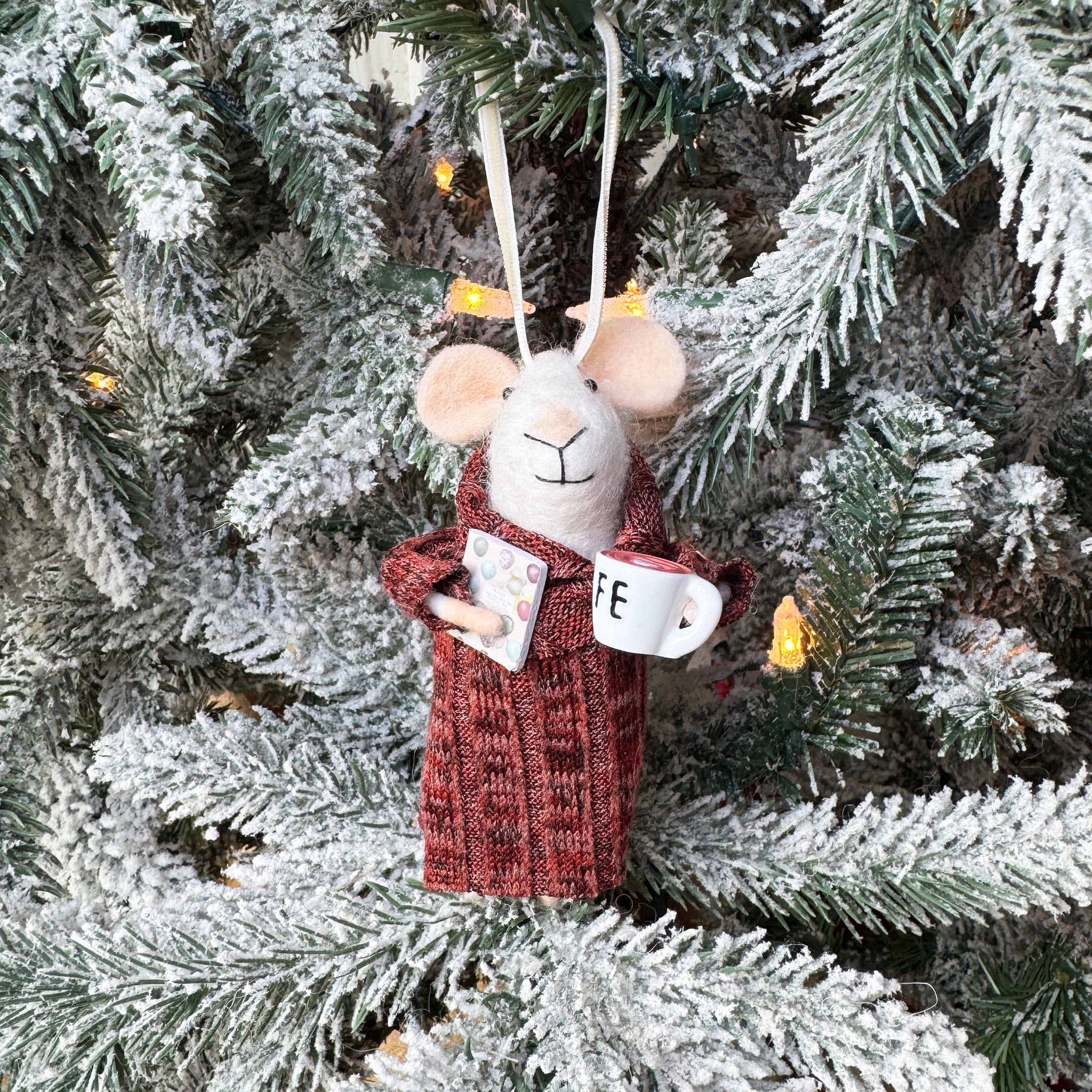 Mouse in Robe Ornament