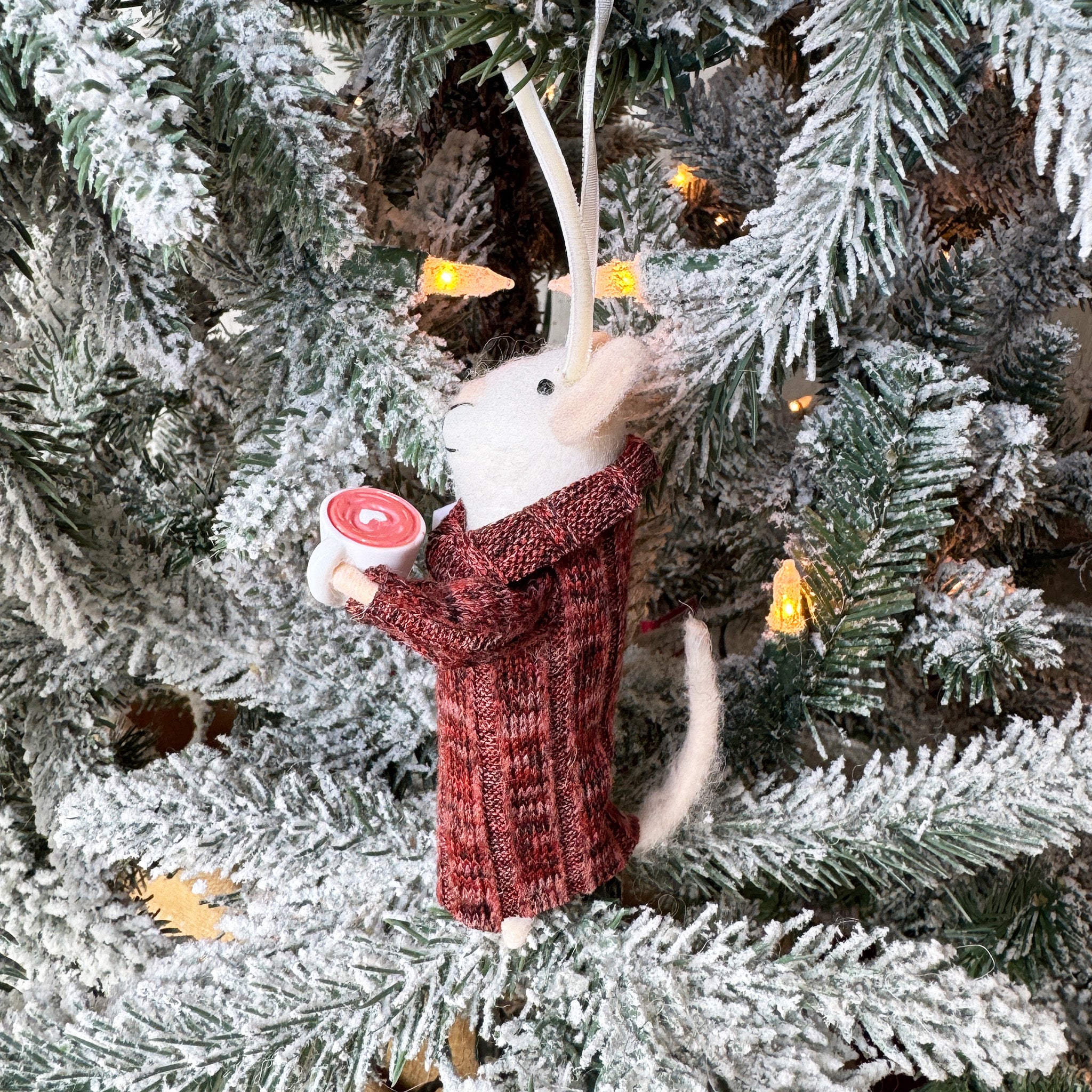 Mouse in Robe Ornament