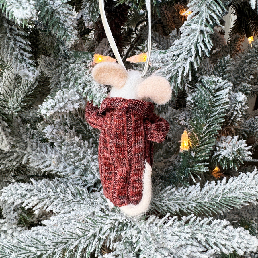 Mouse in Robe Ornament