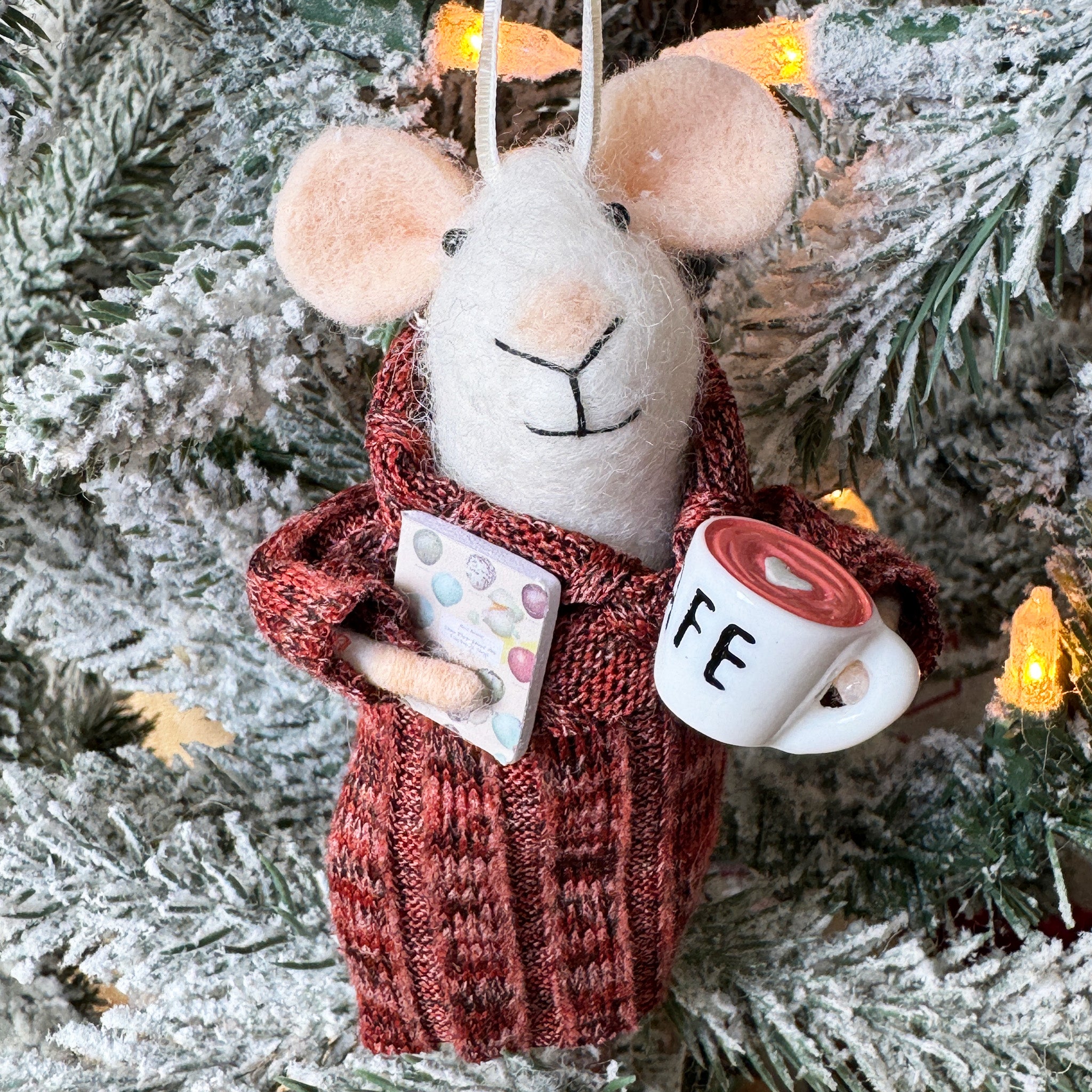 Mouse in Robe Ornament