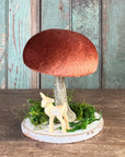 Velvet Mushroom With Greenery