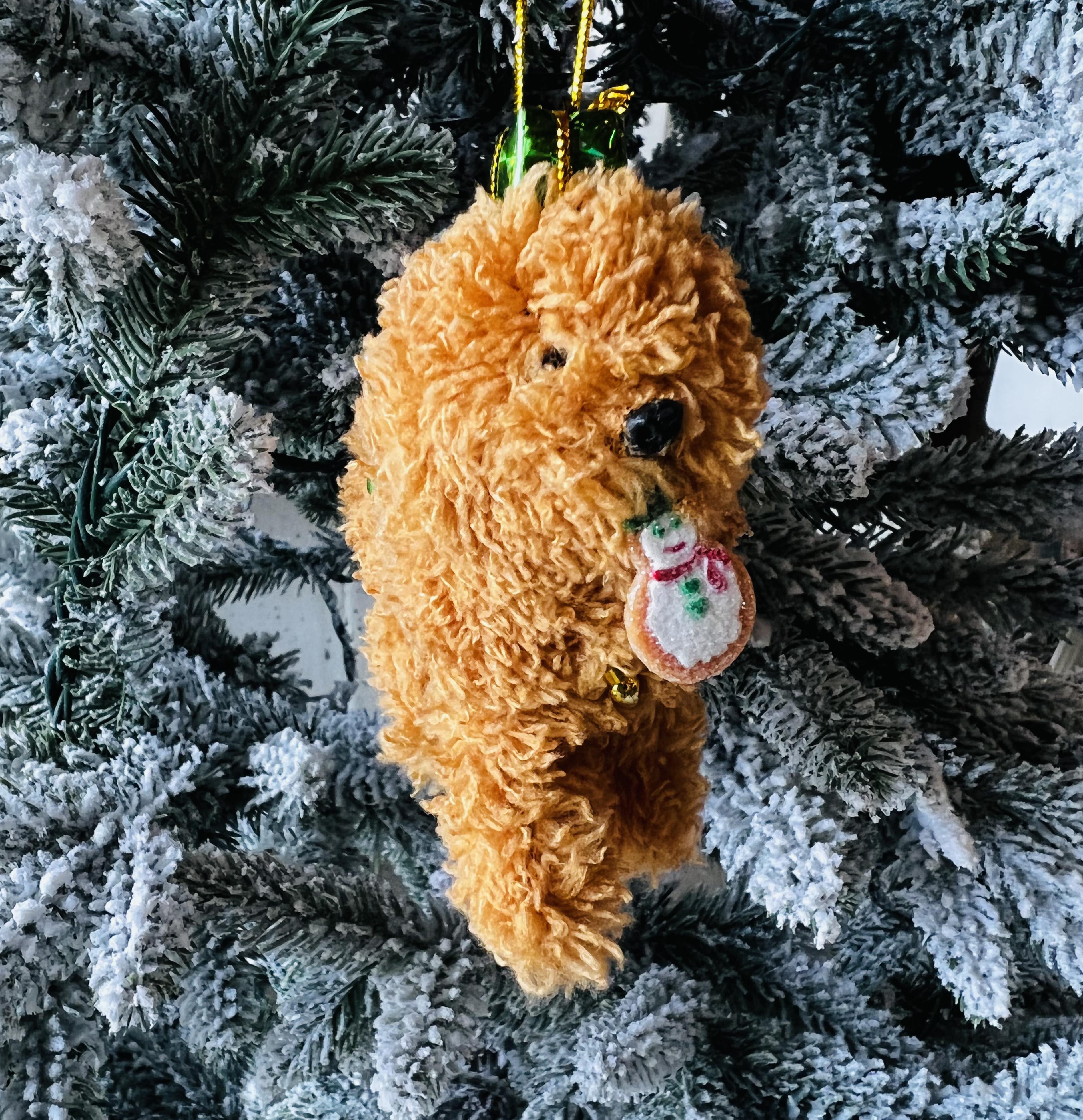 Naughty Doodle Dog Ornament