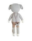 Noah The Dog - Hand Knit Cuddle + Kind Doll with Personalized Bag