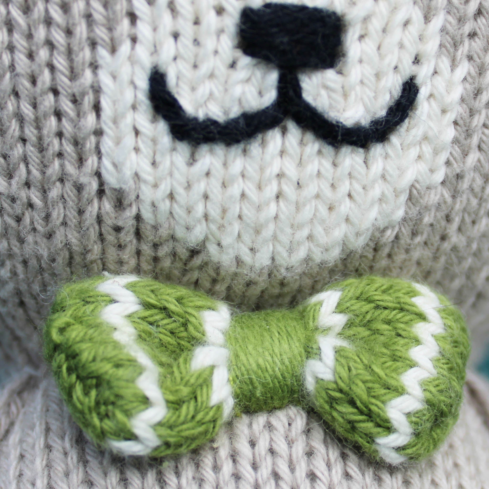 Noah The Dog - Hand Knit Cuddle + Kind Doll with Personalized Bag