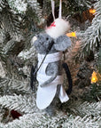 Nurse Mouse Ornament