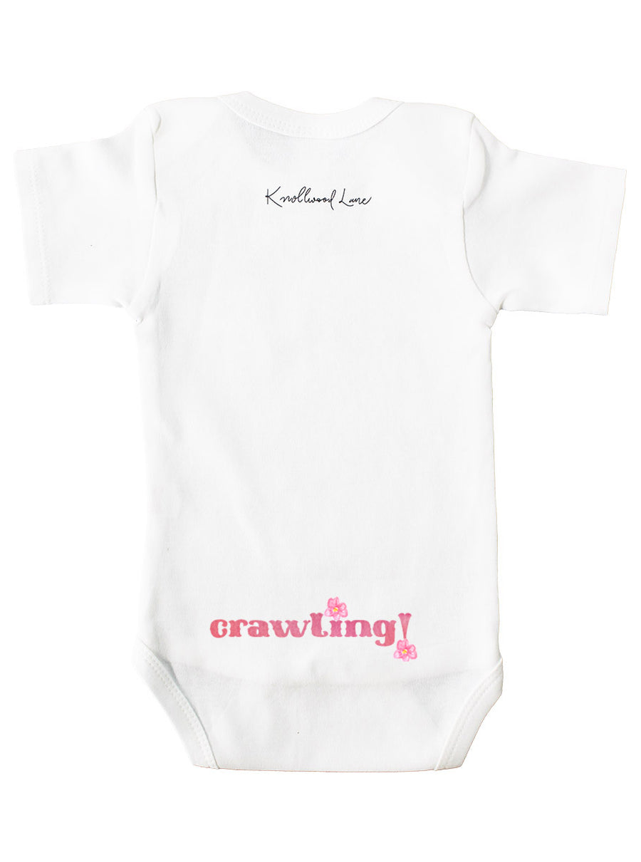 Boots Are Made For Crawling Baby Onesie
