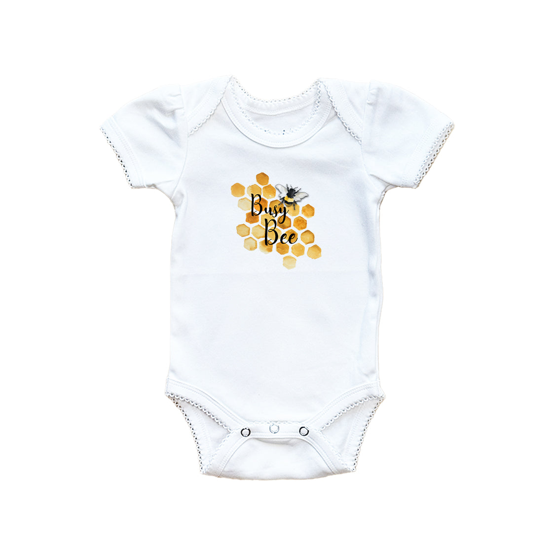 Busy Bee Baby Onesie