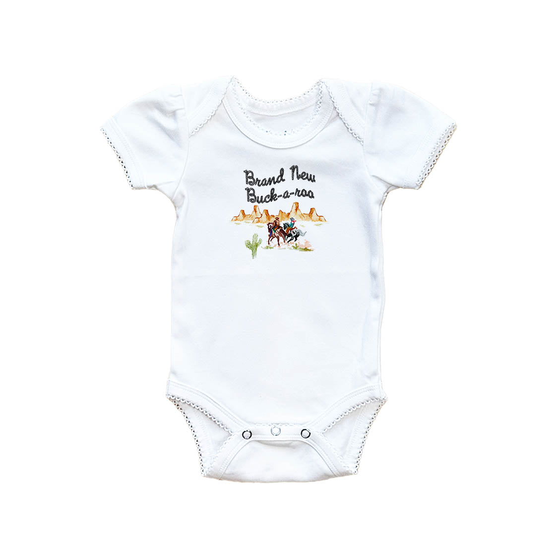 Brand New Buck-A-Roo Baby Onesie