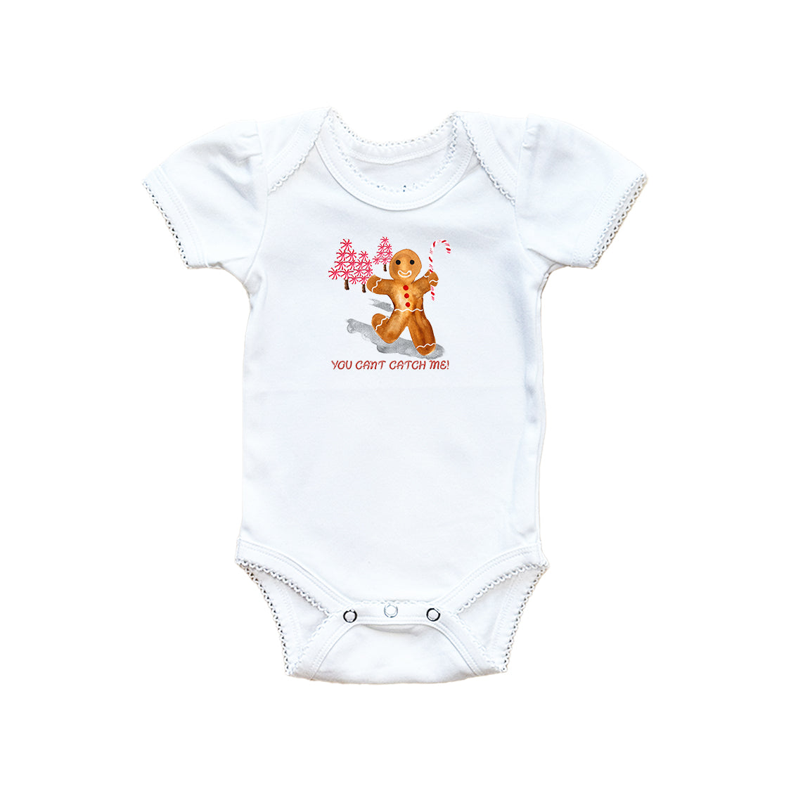 Can't Catch Me Baby Onesie