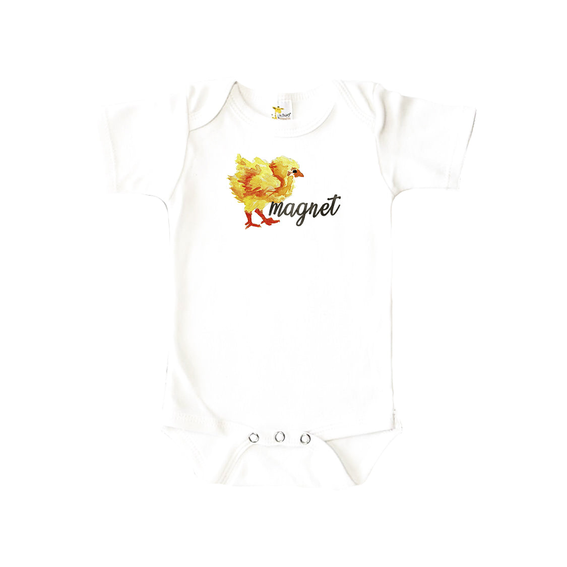 Chick Magnet Baby Onesie