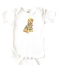 Christmas Lit Doodle Baby Onesie