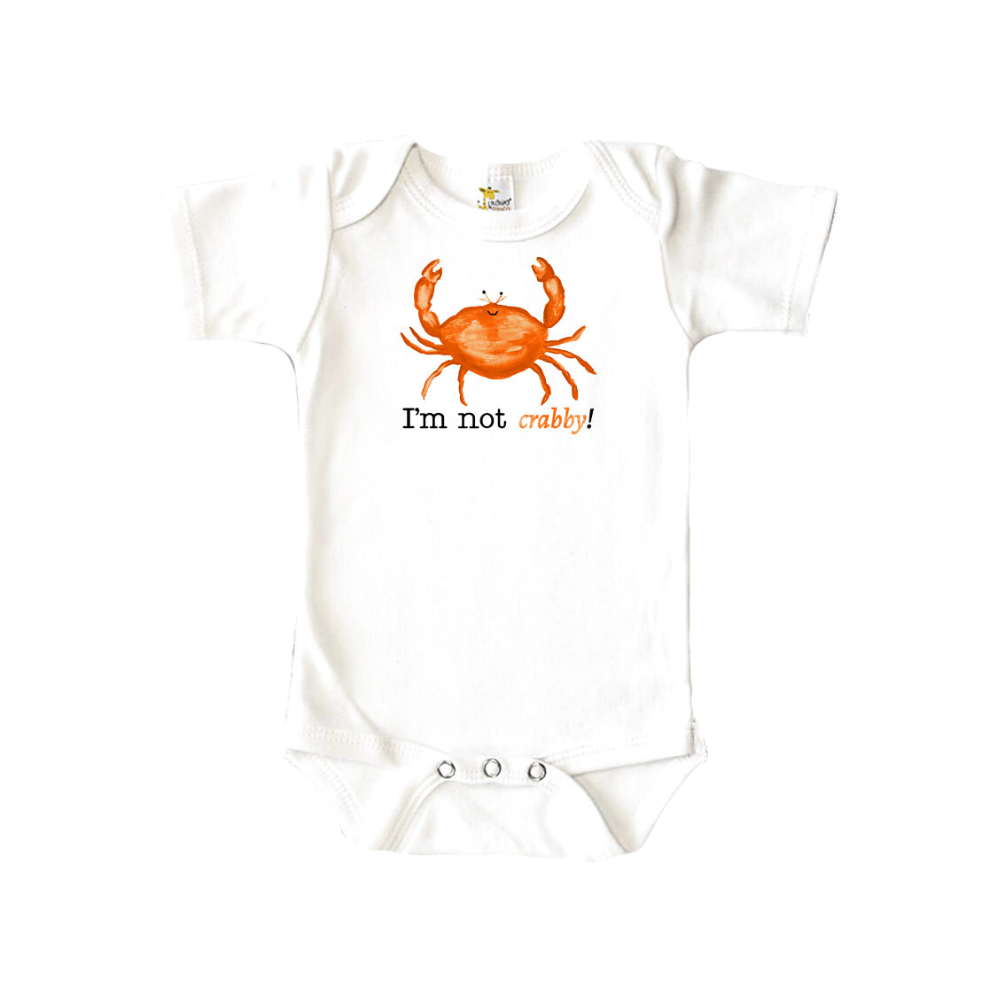 I'm not Crabby Baby Onesie