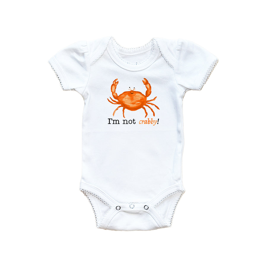 I'm not Crabby Baby Onesie