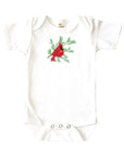 Cardinal On Snowy Branch Baby Onesie