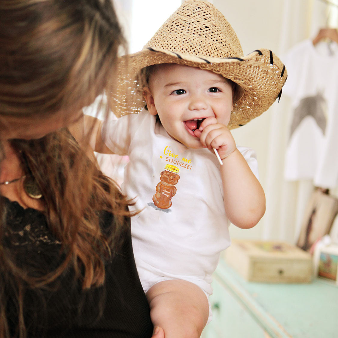 Honey Squeeze Baby Onesie
