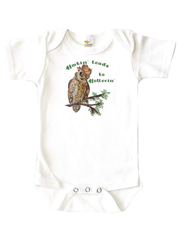 Hootin Leads To Hollerin Baby Onesie