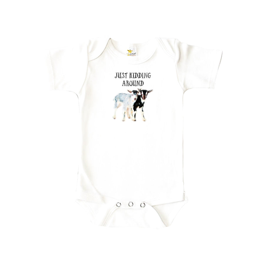 Just Kidding Around Baby Onesie