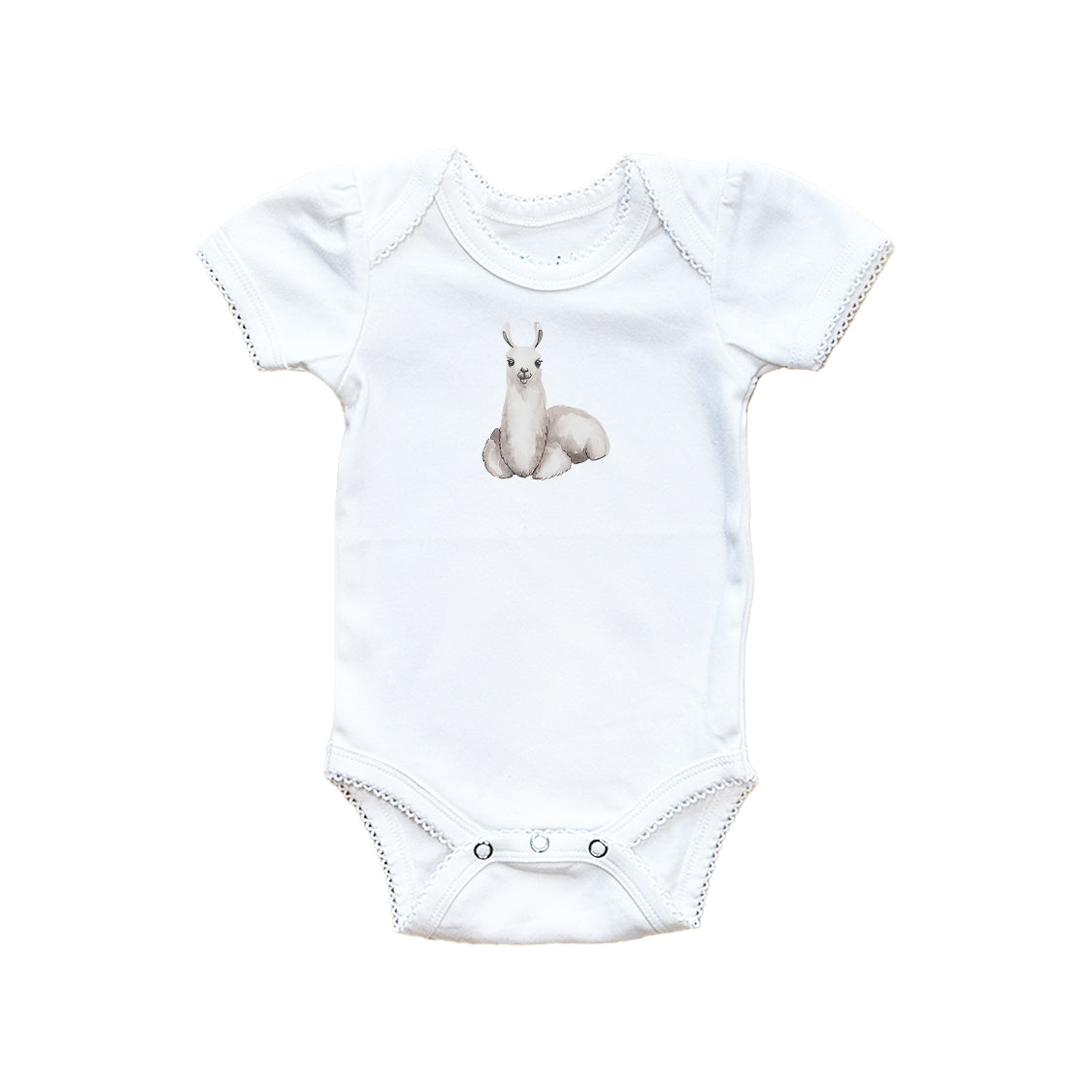 Sitting Llama Baby Onesie