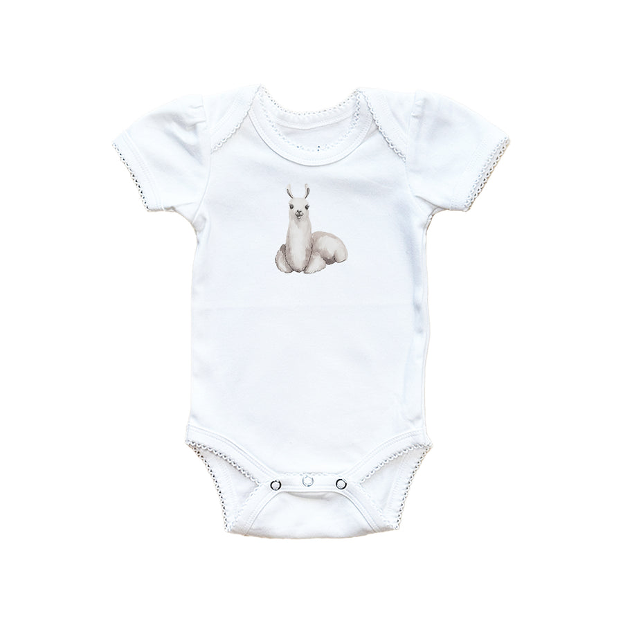 Sitting Llama Baby Onesie