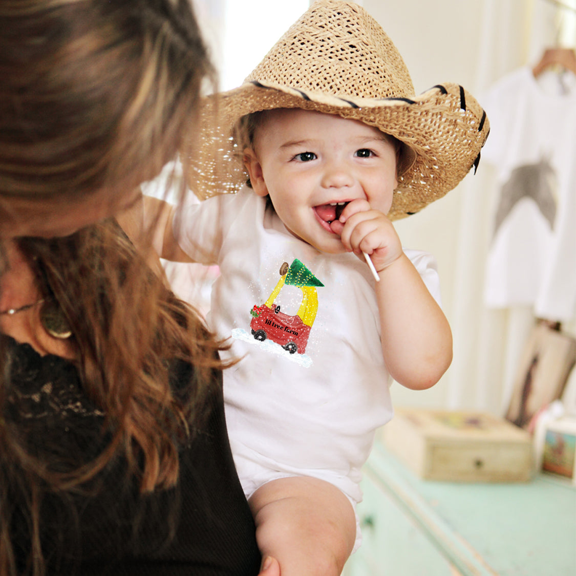 Little Tree Farm Baby Onesie