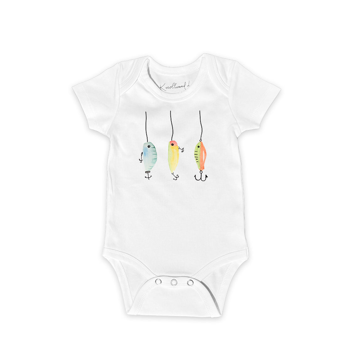 Fishing Lures Baby Onesie