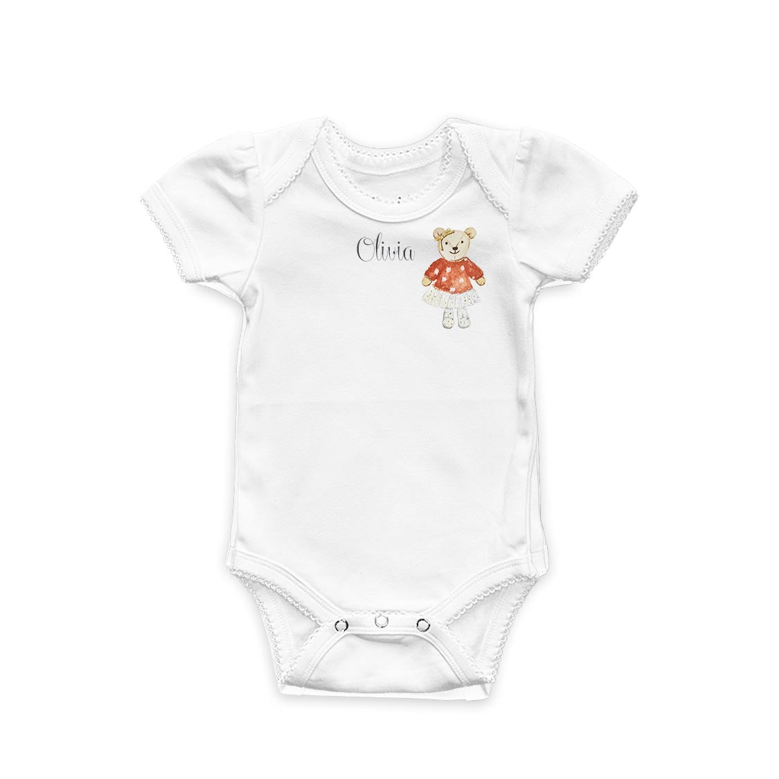 Personalized  Baby Gift Set | Custom Name Onesie & Keepsake Suitcase