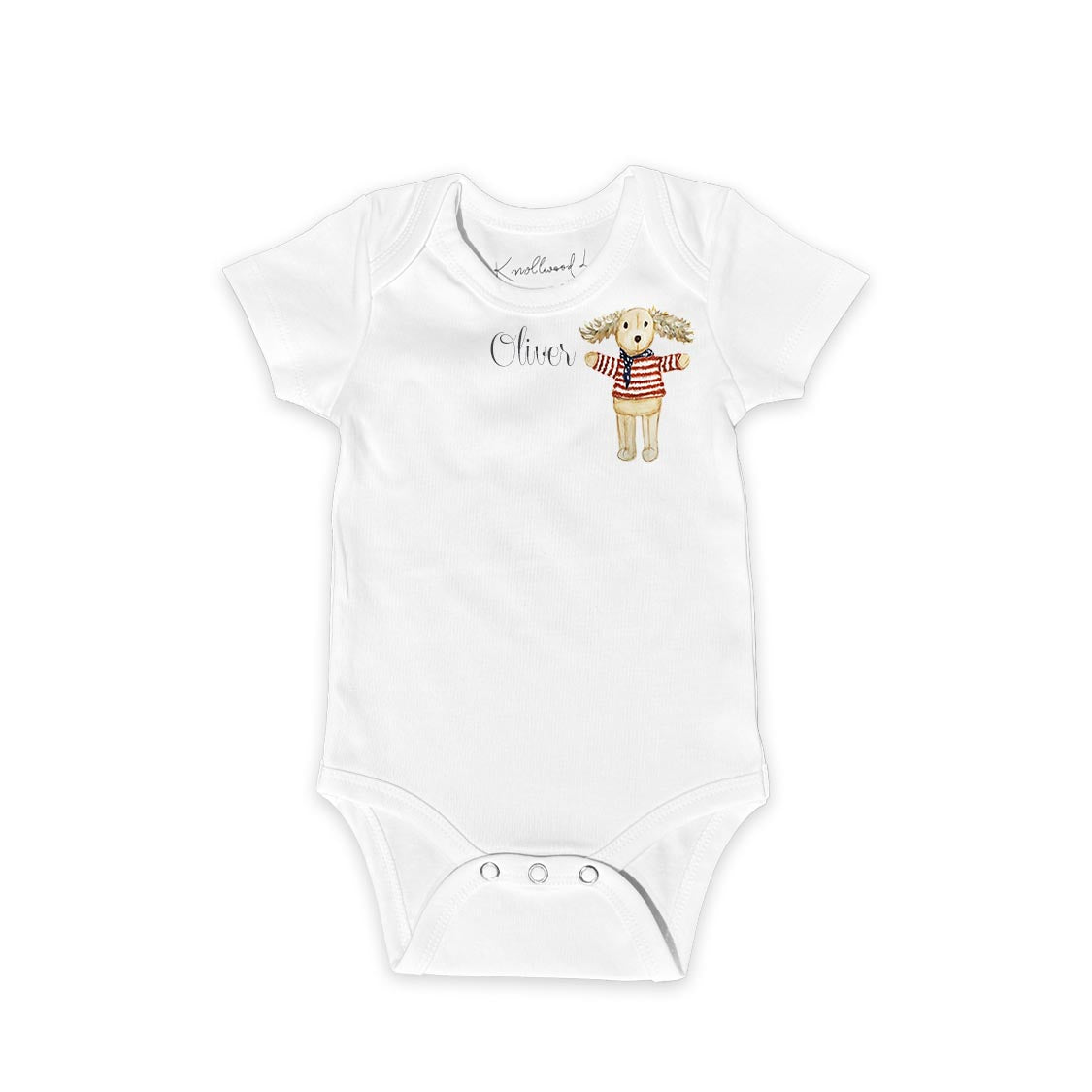 Personalized  Baby Gift Set | Custom Name Onesie & Keepsake Suitcase