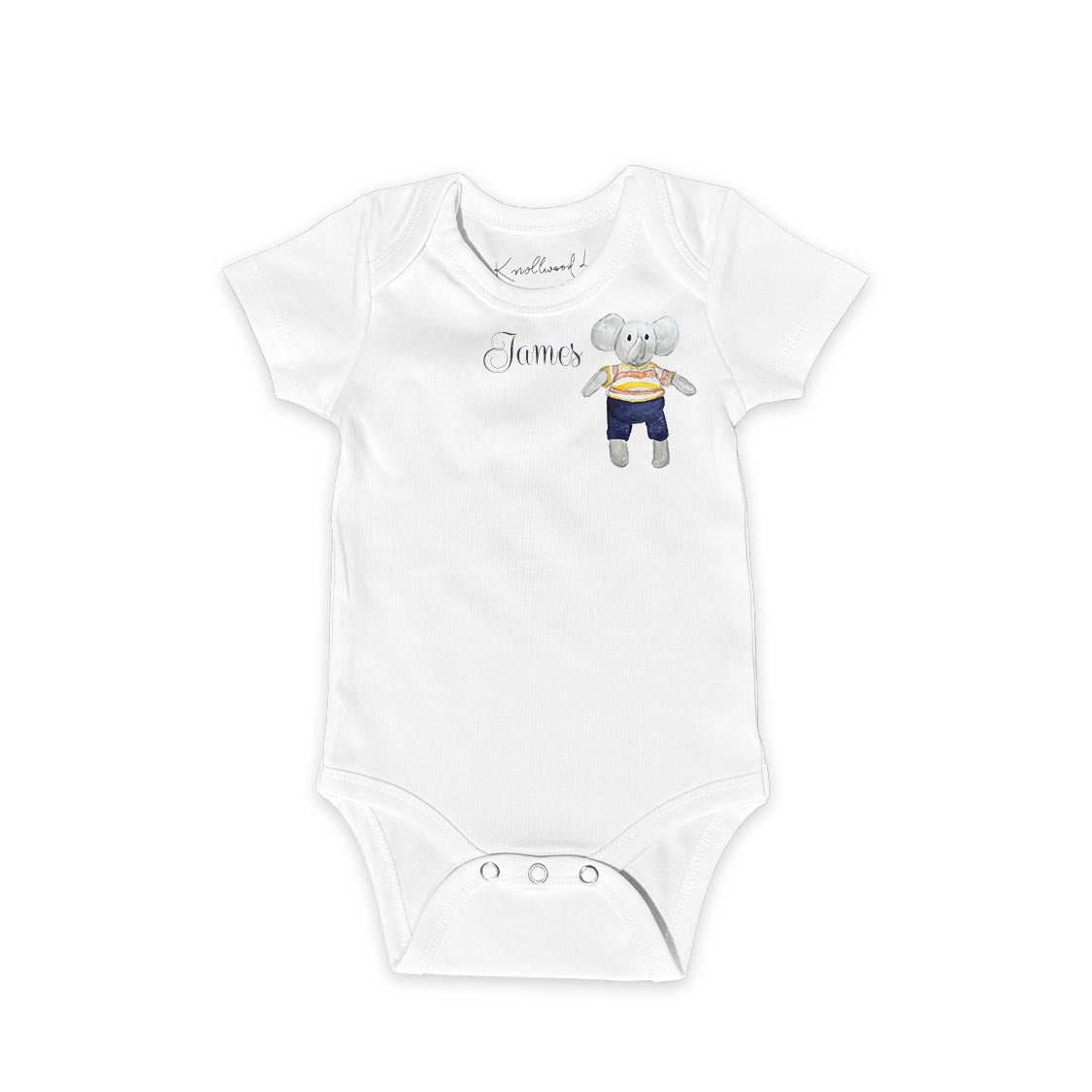 Personalized  Baby Gift Set | Custom Name Onesie & Keepsake Suitcase