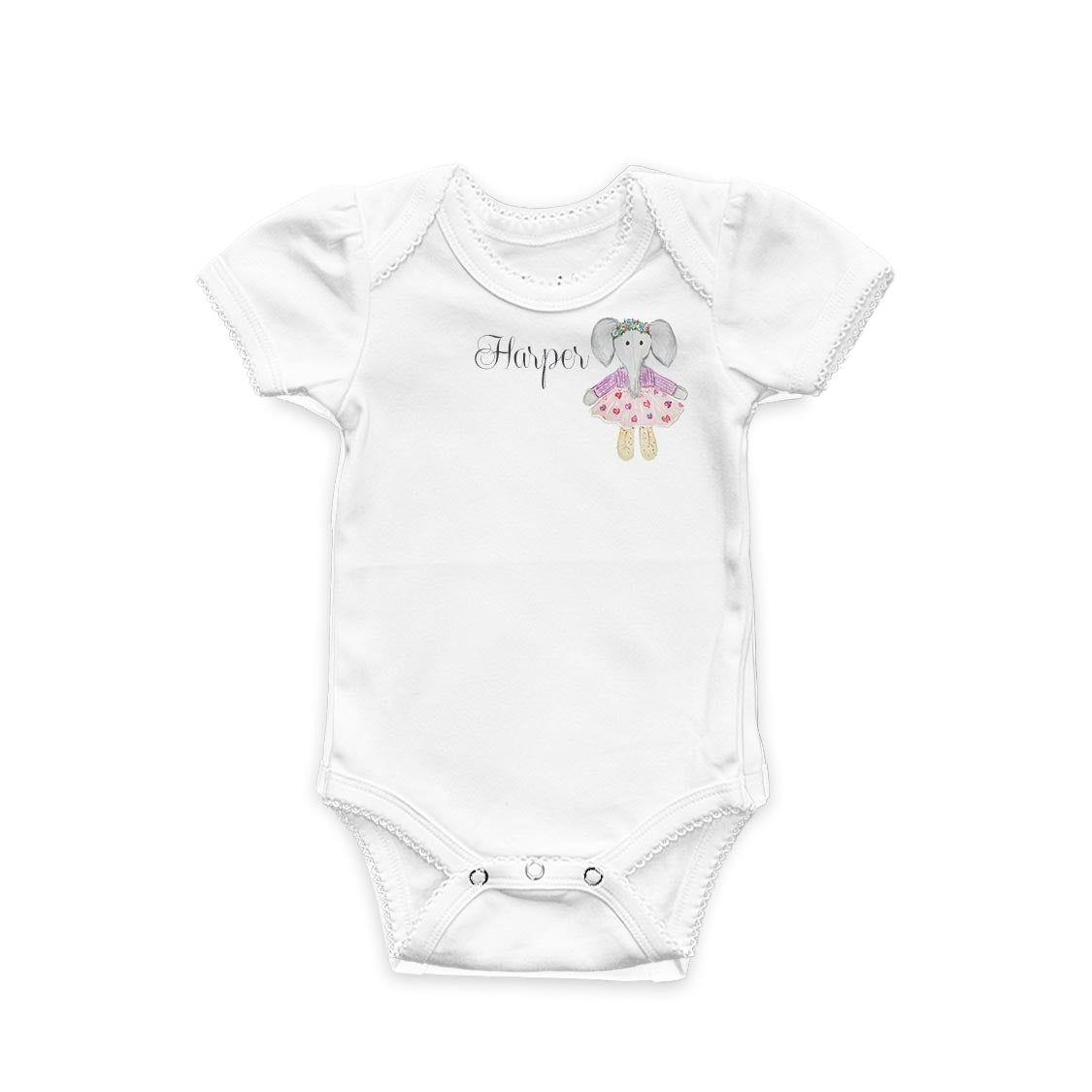 Personalized  Baby Gift Set | Custom Name Onesie & Keepsake Suitcase