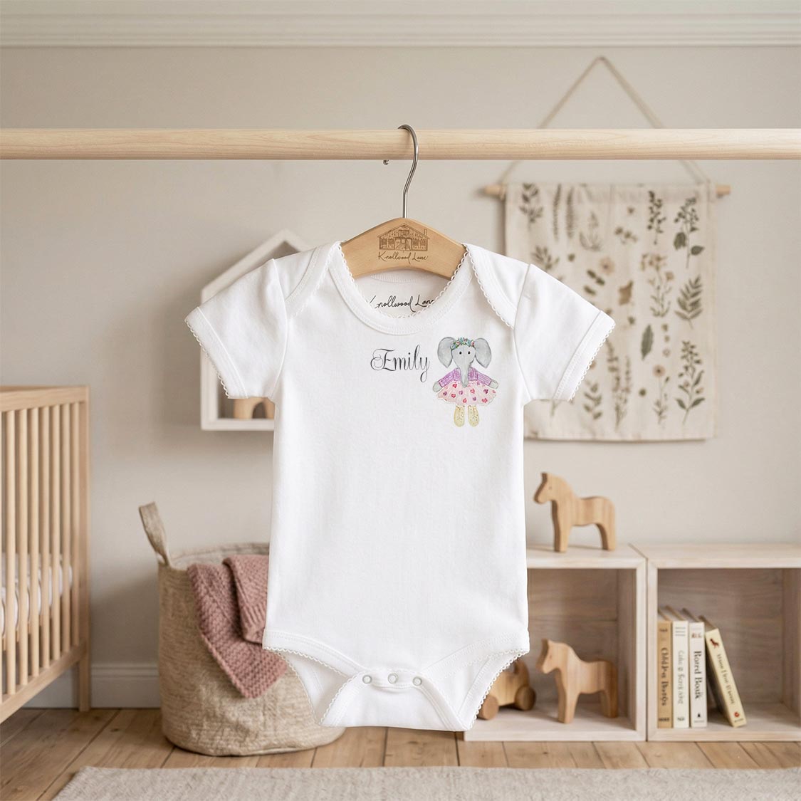 Personalized  Baby Gift Set | Custom Name Onesie & Keepsake Suitcase