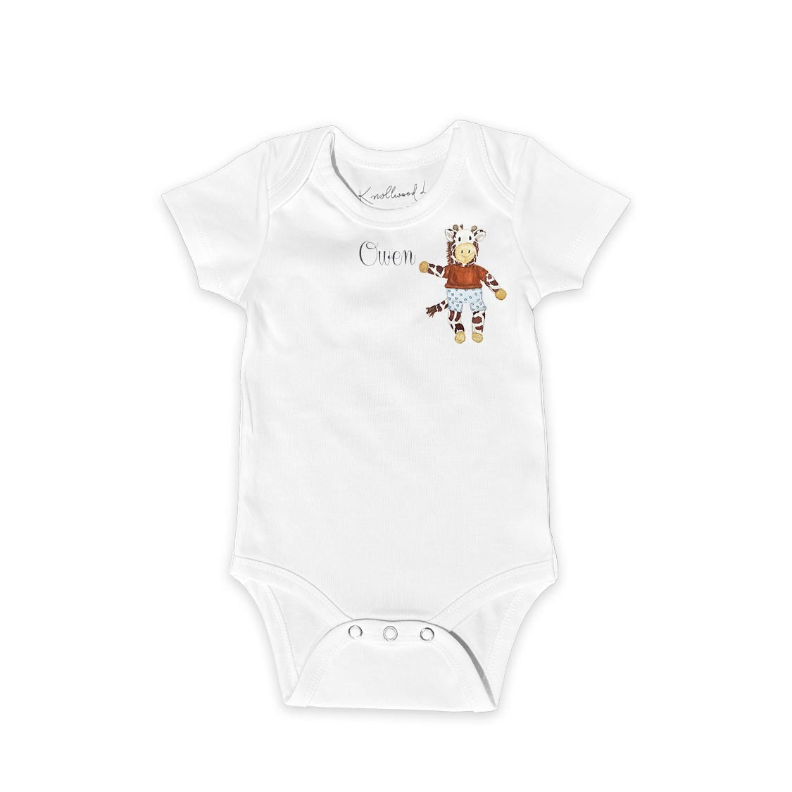 Personalized  Baby Gift Set | Custom Name Onesie & Keepsake Suitcase