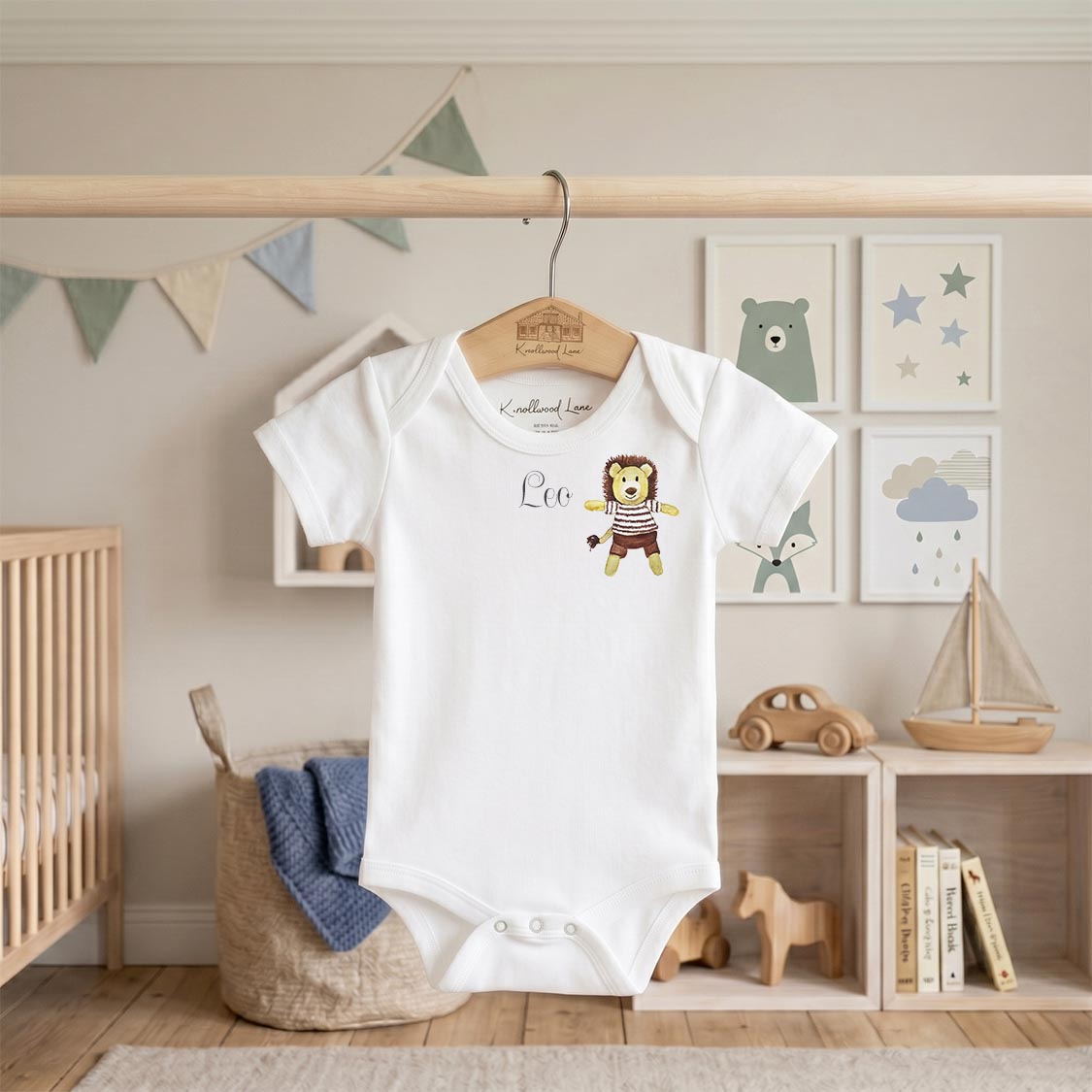 Personalized  Baby Gift Set | Custom Name Onesie & Keepsake Suitcase