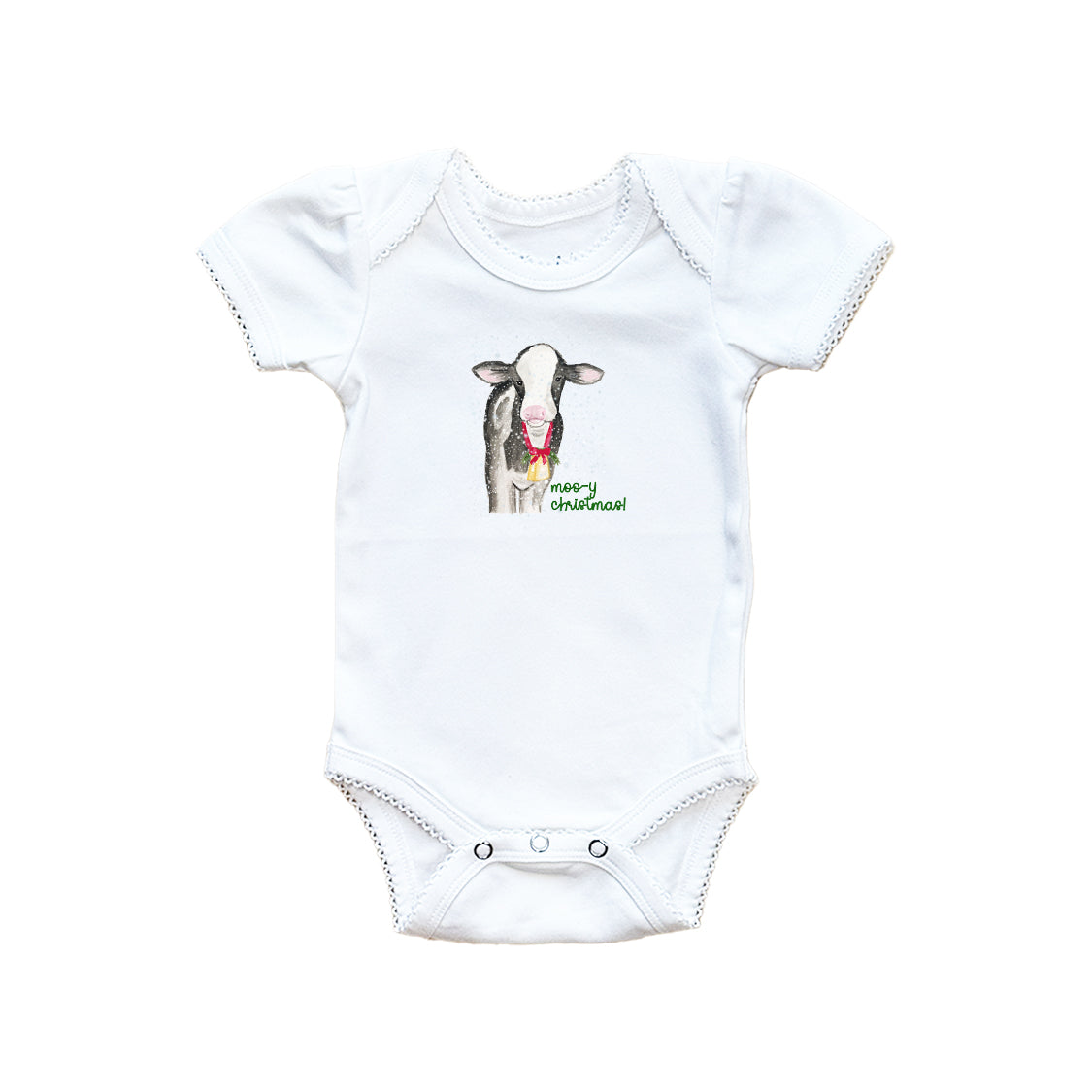 MOO-y Christmas Baby Onesie